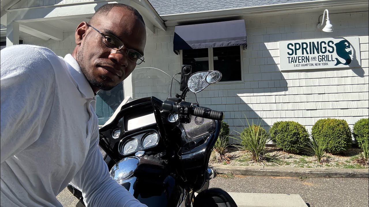 Top 10 Places to visit on Motorcycle if you live in NJ: Hampton Bay New York - Spring Tavern & Grill