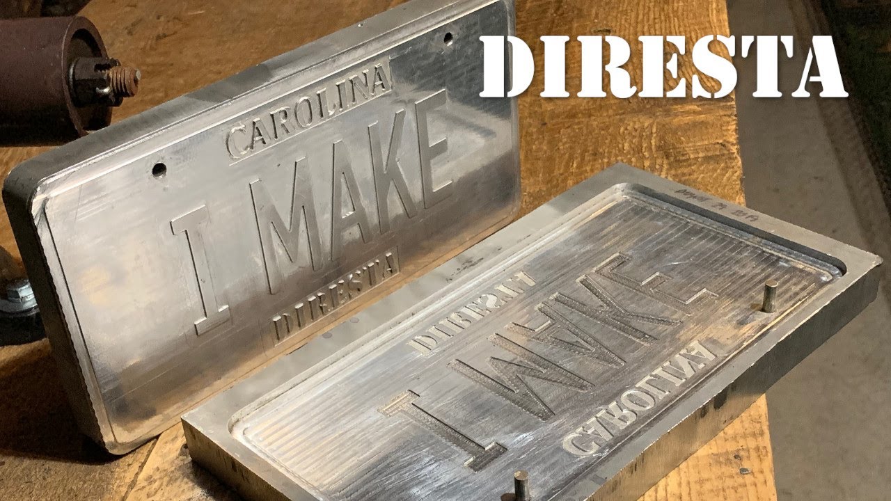 DiResta How to Press a Custom License Plate