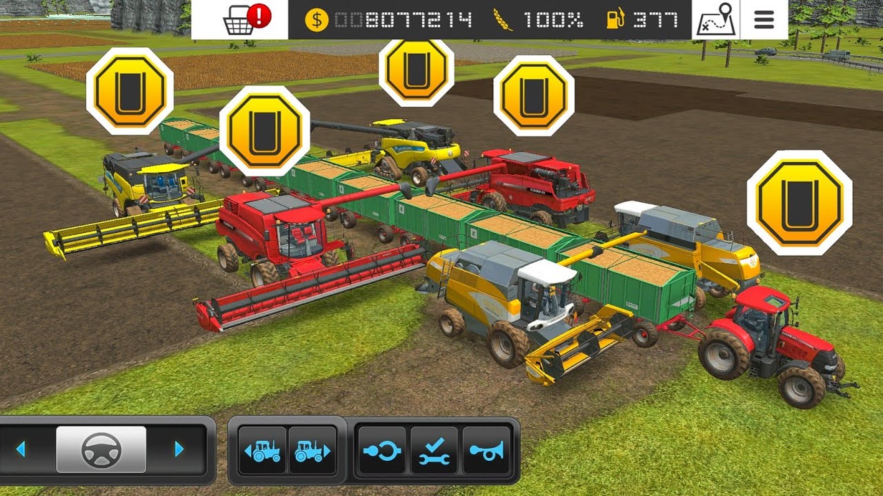 Mini , Medium & Biggest harvester challenge in Fs16 | Fs16 Multiplayer | Timelapse |