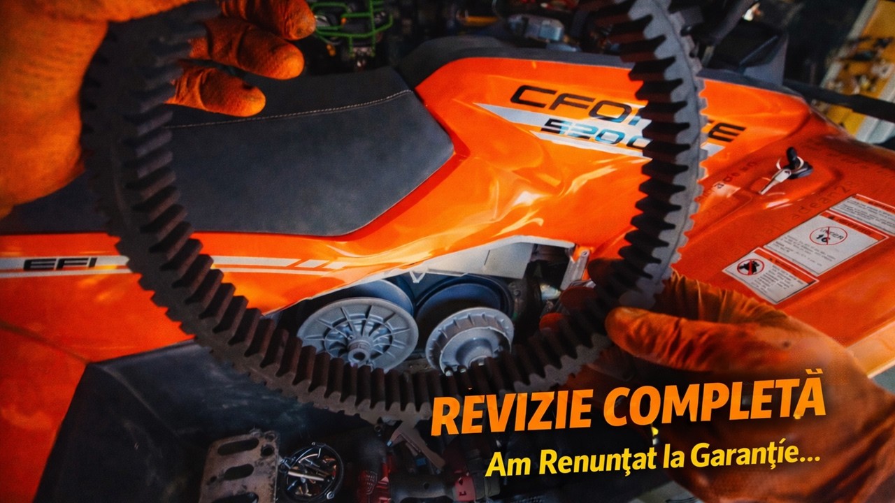 Revizie completă, schimburi de ulei, am renunțat la garanție - CF Moto 520L - Episodul 29