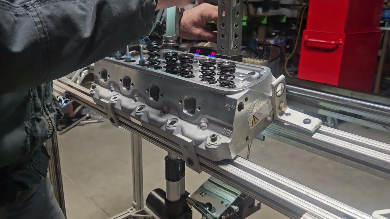 Homemade Cylinder head bench/ Valve spring compressor