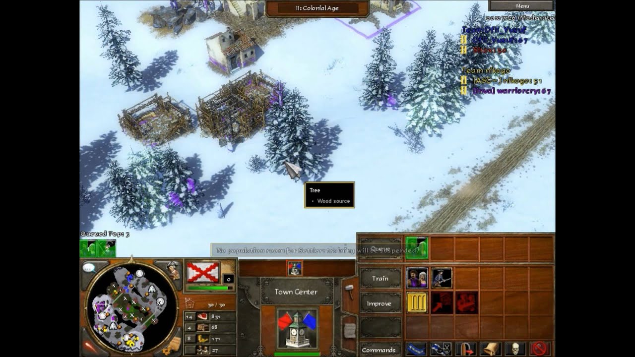 Age Of Empire 3 Online Battle #4 part 1