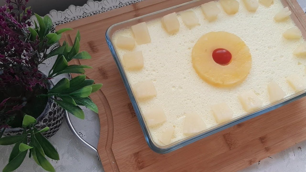 Pineapple Souffle recipe |Easy Pineapple dessert