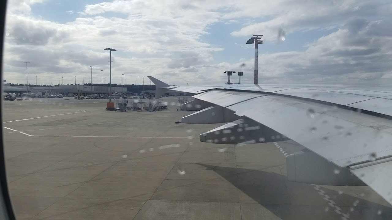 Qantas A380 departing Sydney Kingsford Smith for Dallas/Ft. Worth.