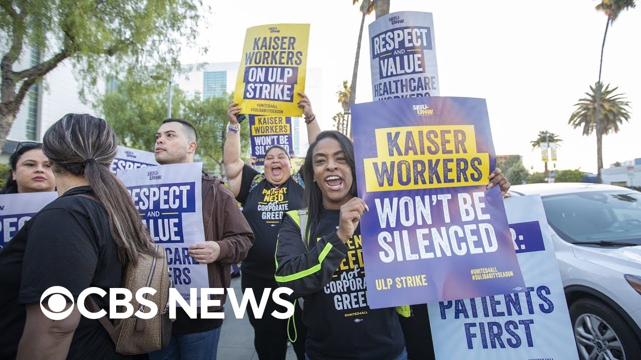 Kaiser Permanente strike enters 2nd day with negotiations at a standstill