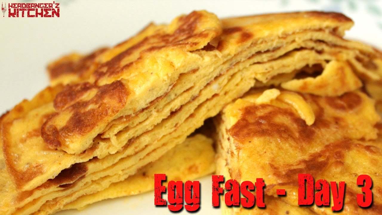 Keto Egg Fast - Day 3 - Keto Cream Cheese Pancakes | Headbanger's Kitchen | Keto Vlog
