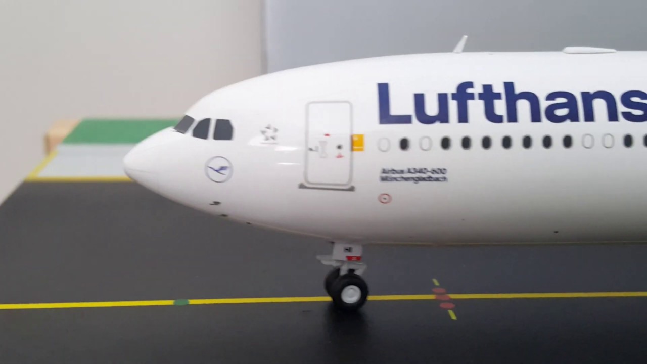 Lufthansa A340-600 (New Livery) GeminiJets 1:200 scale review