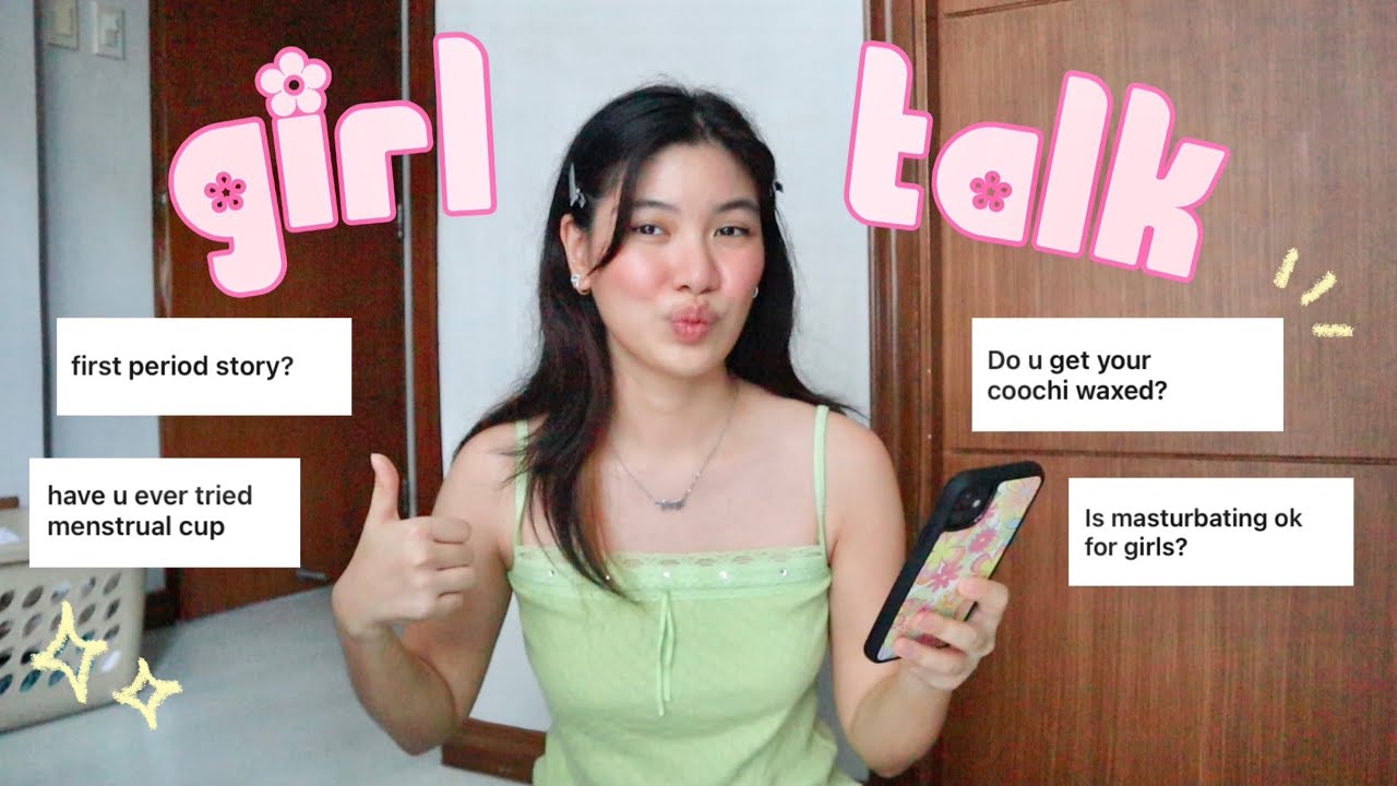 answering tmi GIRL TALK questions while doing my skincare ✨ ft. pond's