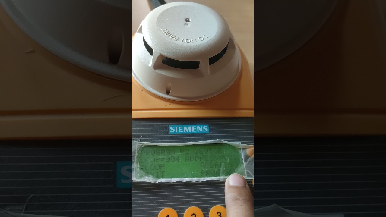 How to programme Smoke Detector Using Siemens DPU