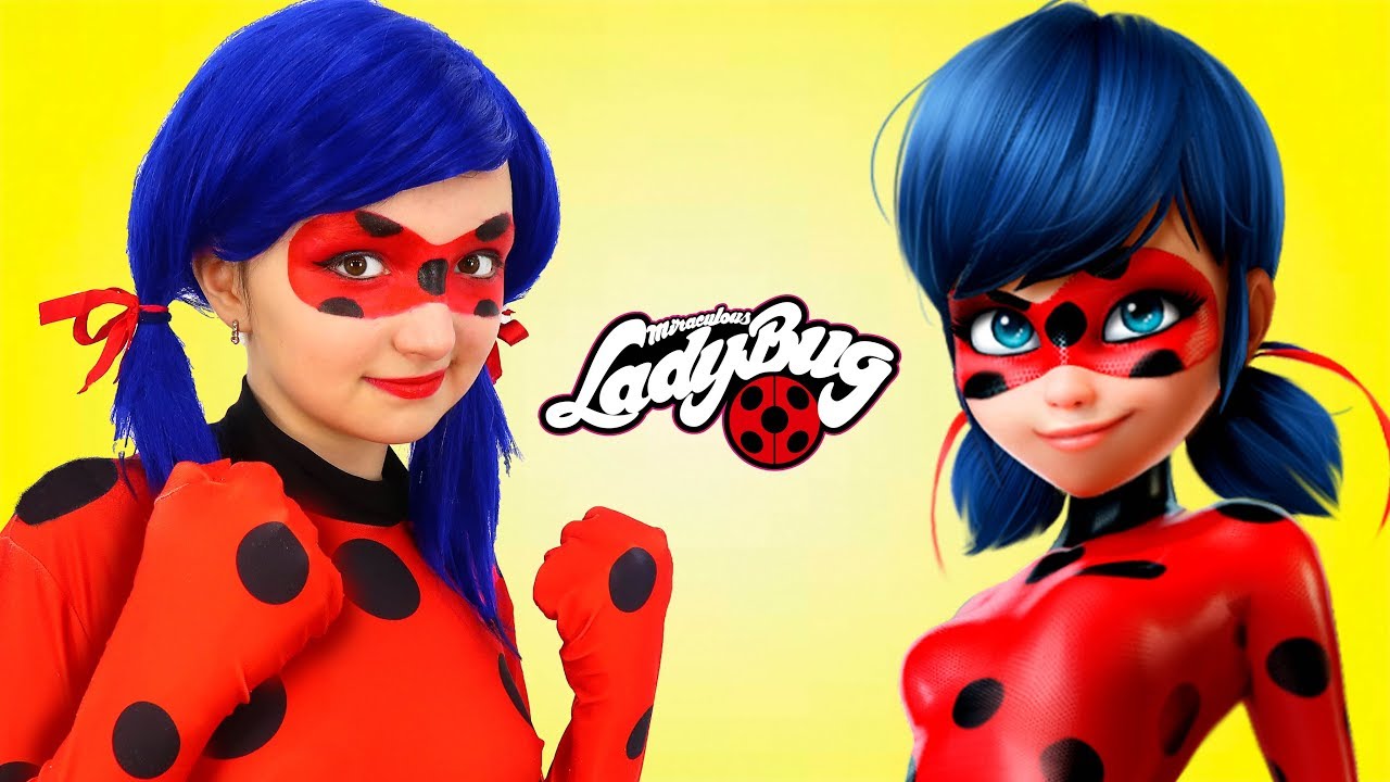 Kids Makeup LADYBUG & Costumes Dress Up Super Hero | Super Elsa