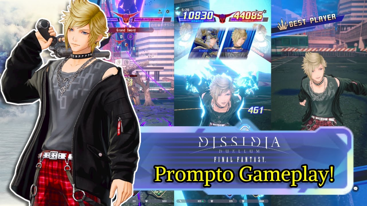 Prompto Gameplay (No Commentary) Dissidia Duellum Final Fantasy | DDFF