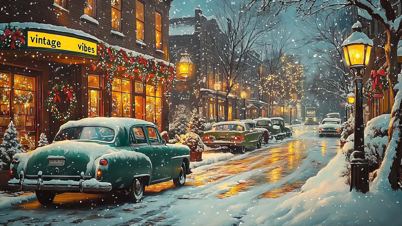 Retro Christmas Wonderland 🎄 Cozy 1950s-70s Christmas Tunes & Heartwarming Holiday Moments