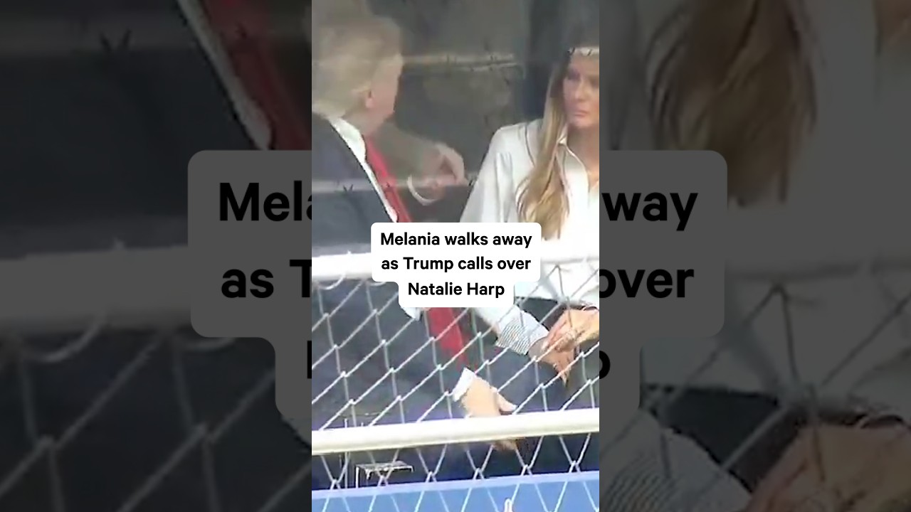 Trump Calls Harp, Melania Walks