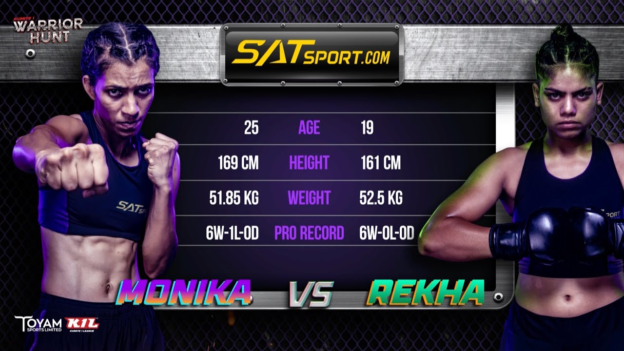 Warrior Hunt | Monika VS  Rekha | Fight 13 | Kumite 1 League