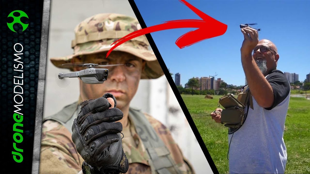 PILOTEI (e quase destruí) o BLACK HORNET, menor DRONE MILITAR do MUNDO