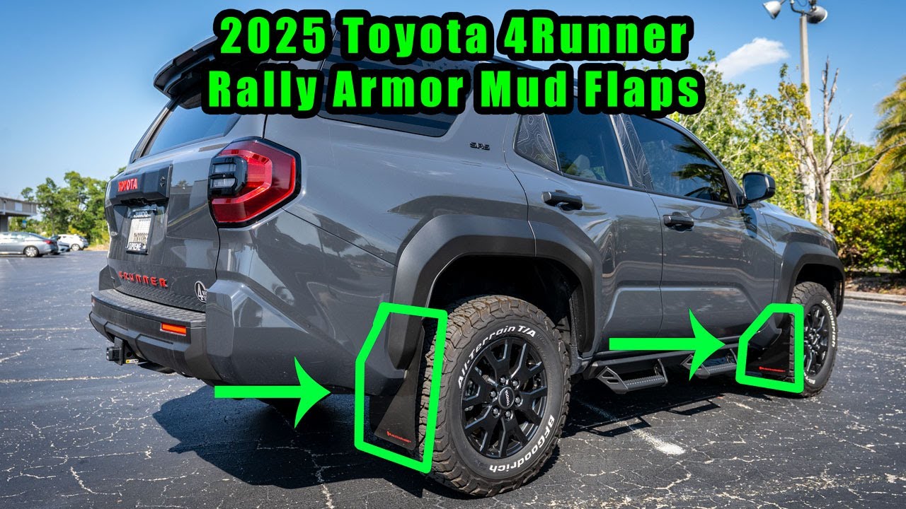 2025 Toyota 4Runner Rally Armor Mud Flap Installation