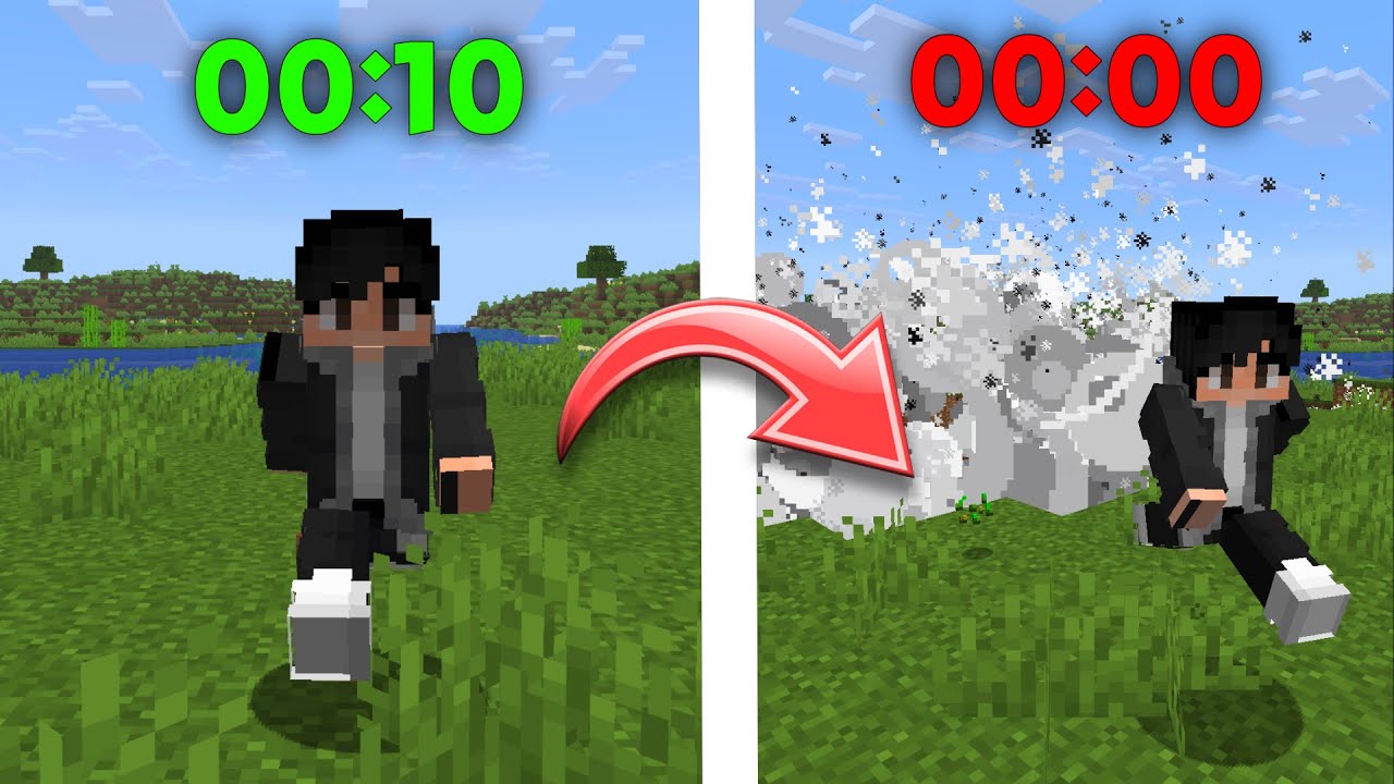 Minecraft MAS uma TNT nasce em MIM a cada 10 SEGUNDOS
