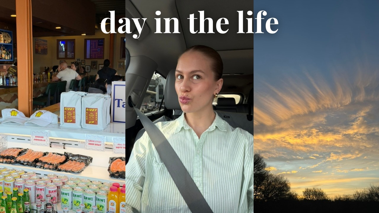 day in my life in Austin, TX 🤠🥑🌇🛒