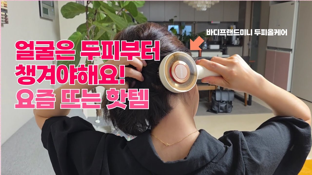 요즘 핫한 두피마사지기 바디프랜드미니 두피올케어