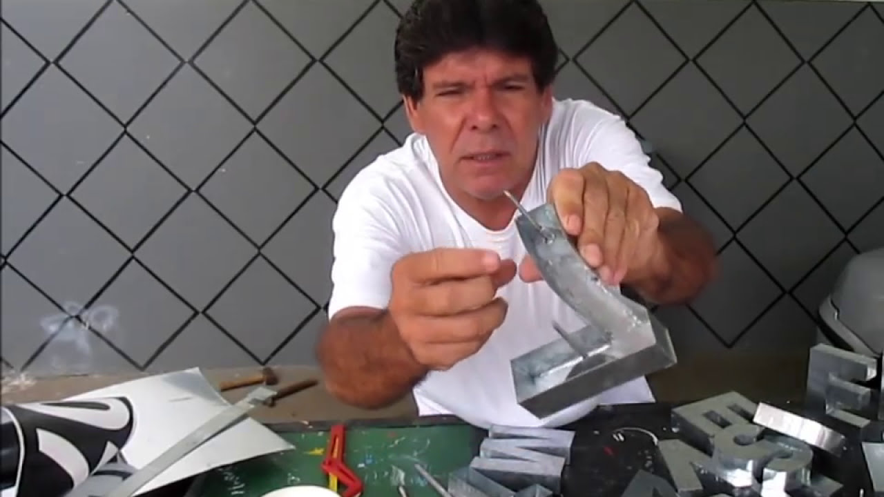 TUTORIAL LETRA CAIXA  - ARTES - ARTESÃO - COMUNICAÇÃO VISUAL