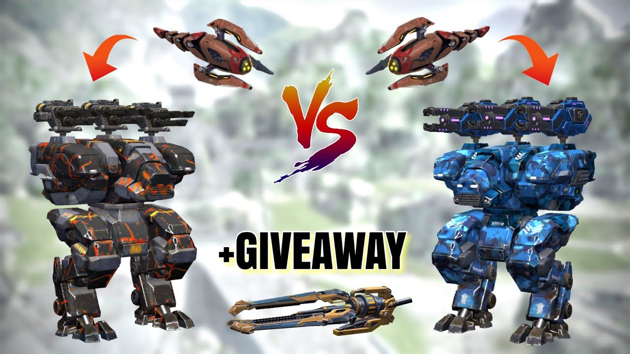 [WR] 5 Striker Giveaway | Lockdowner Avenger VS Lockdowner Nucleon | War Robots #WRwinStriker