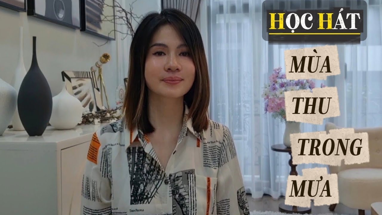 Học hát MÙA THU TRONG MƯA - St Trường Sa | Thanh nhạc Phạm Hương.