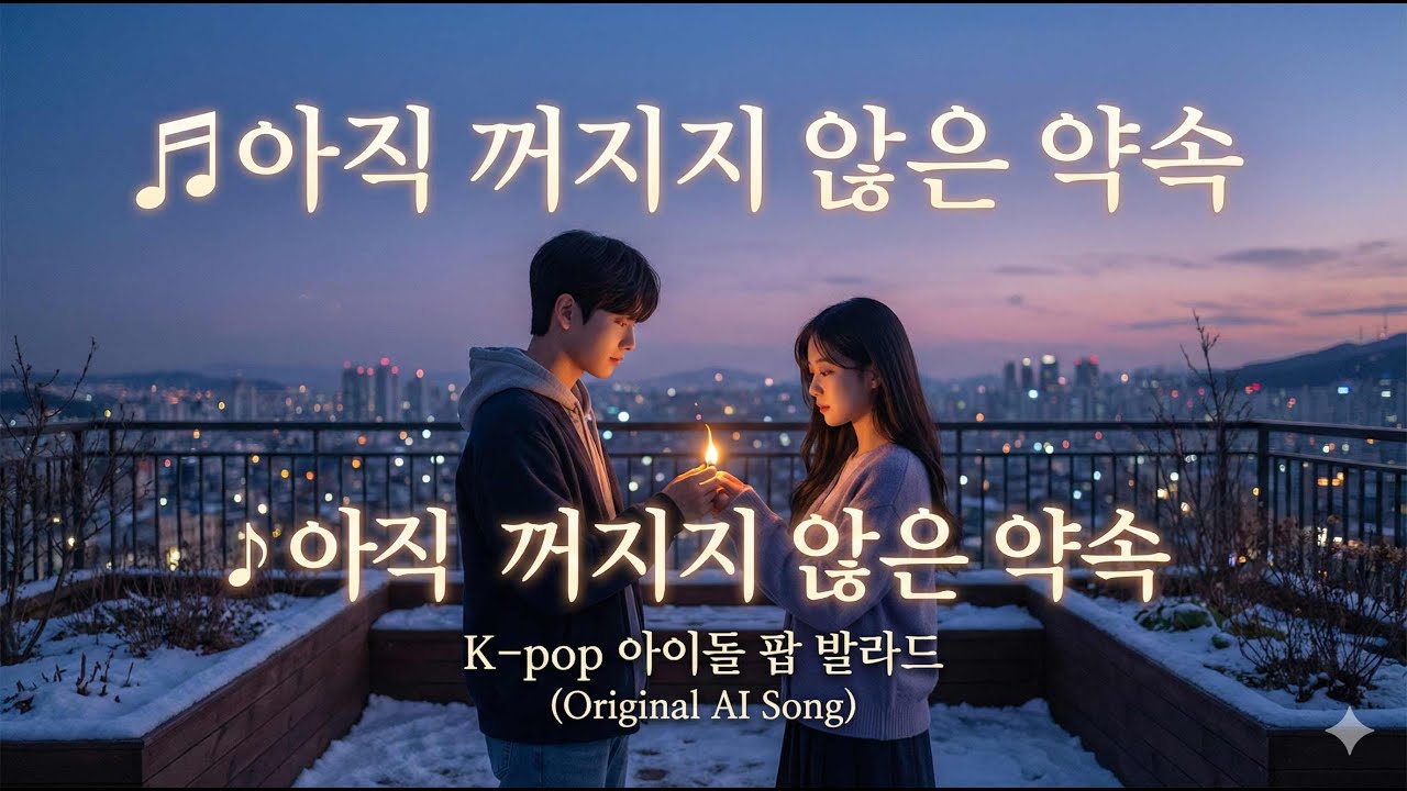 🎵아직 꺼지지 않은 약속 🎵 K-pop 아이돌 팝 발라드 (Original AI Song)