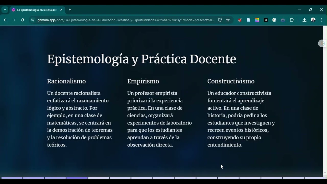 La epistemología en la Educación