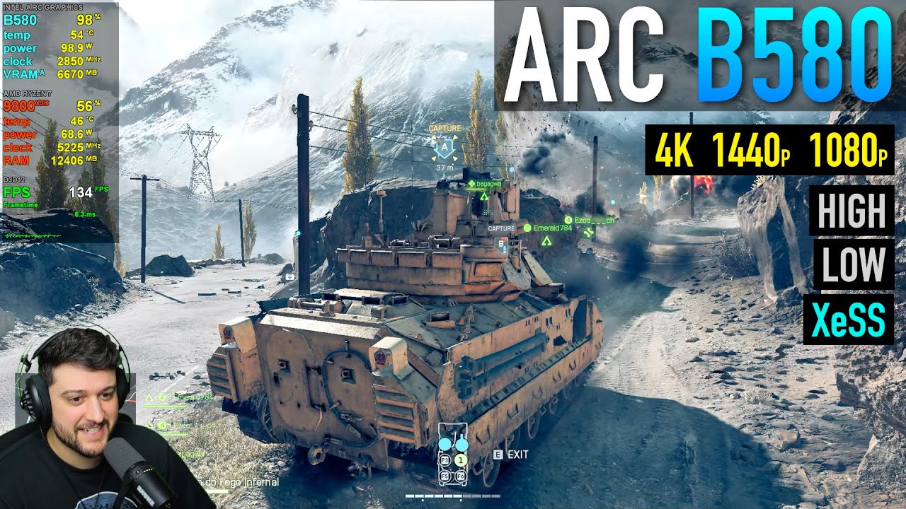 Intel ARC B580 - Battlefield 6 - Still has some Driver Issues...