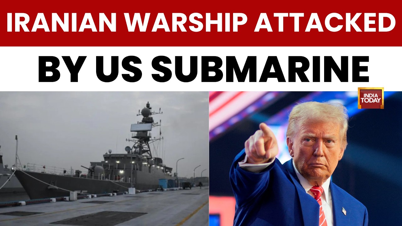 US Iran War: US Submarine Sinks Iranian Warship IRIS Dena Off Sri Lanka | Indian Ocean Tensions