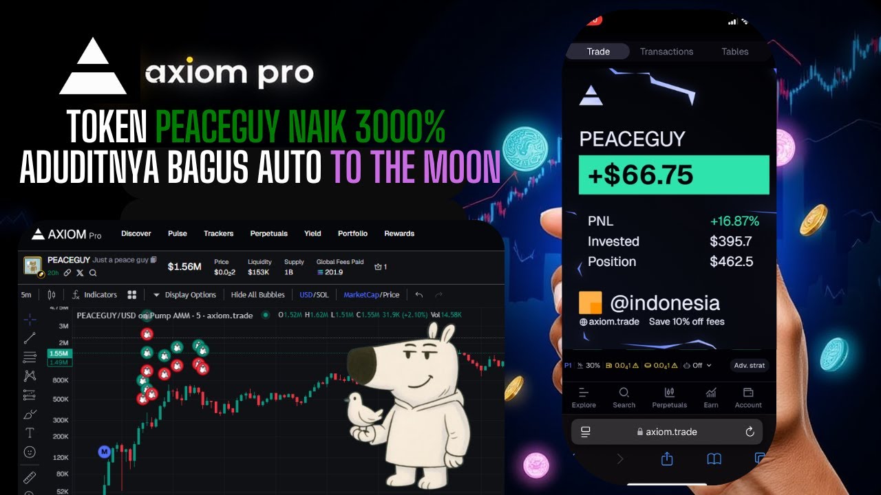 Token PEACEGUY Naik 3000%‼️ Audit Bagus & Begini Cara Screeningnya Memanfaatkan Twitter/x ! Memecoin