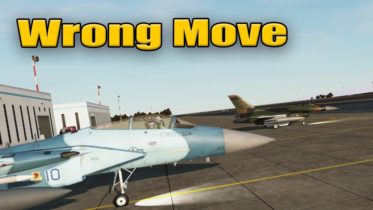 Falcon BMS PvP: Outnumbered 2v3 F-15s & F-16s | Mistakes were MADE