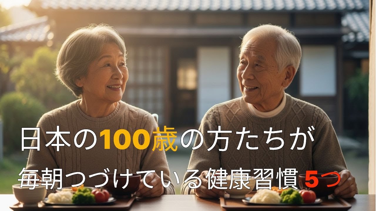 日本の100歳の方たちが毎朝つづけている健康習慣 5つ