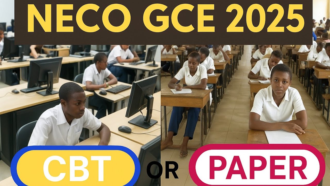 Срочно! Объяснение формата экзамена NECO GCE 2025 (электронный и бумажный)