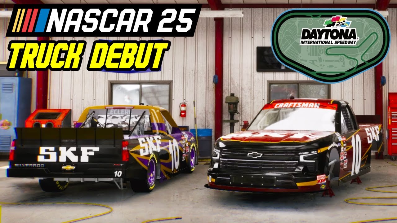 Режим карьеры NASCAR 25 — ДЕБЮТ СЕРИИ ГРУЗОВИКОВ!