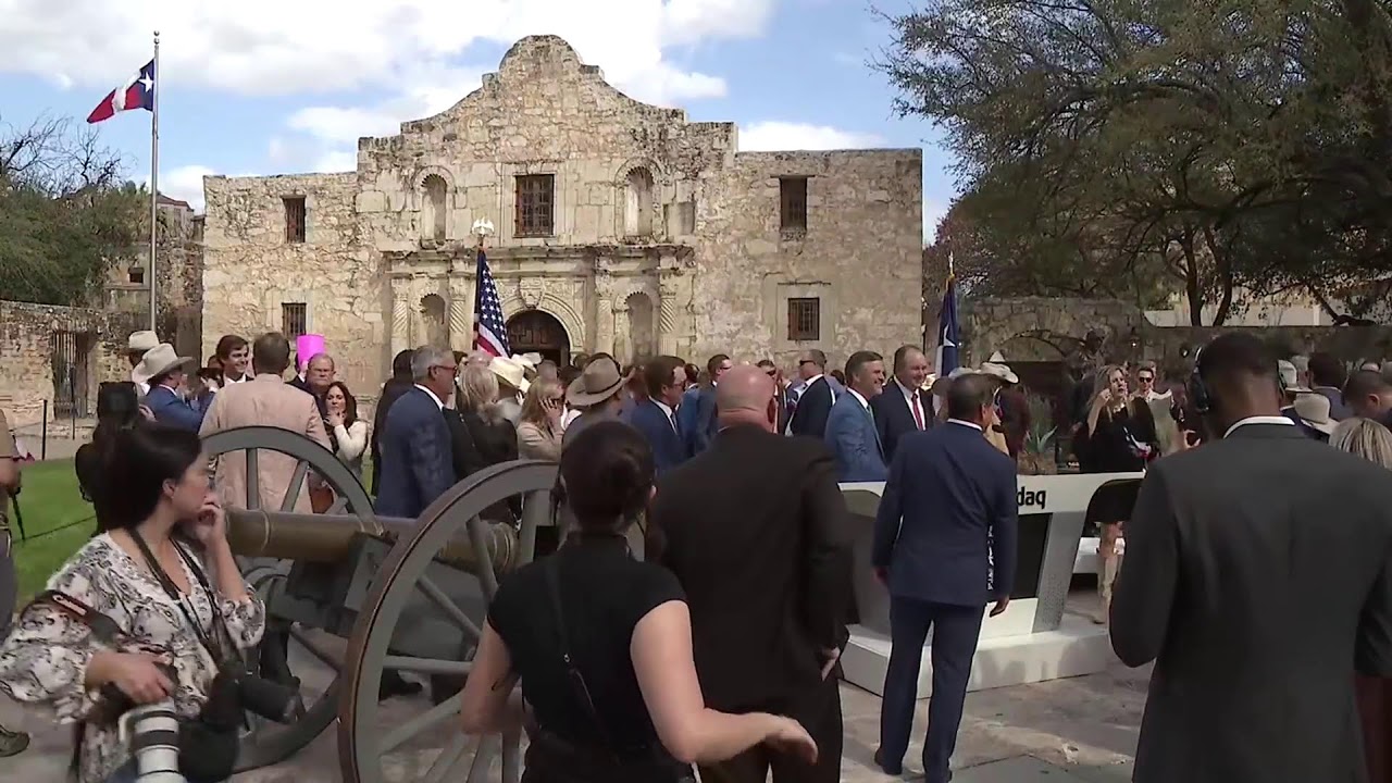 Nasdaq Texas debuts with Closing Bell ceremony at the Alamo