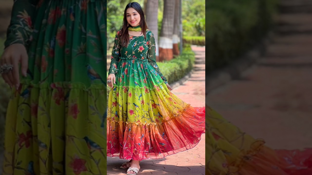 frill long frock suit ideas 😍#youtubeshorts #fashion #trending #longfrock #dressess 🌹#love 🫶🫶