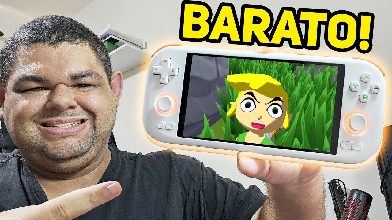 MANGMI AIR X O PORTÁTIL BARATO QUE RODA PS2, 3DS, GAMECUBE E TAPOU UM BURACO! MAS VALE A PENA?