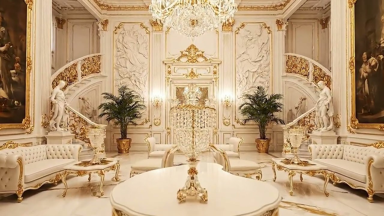 Inside a Baroque Castle | Opulent Interiors, Frescoes & Lavish Dining.
