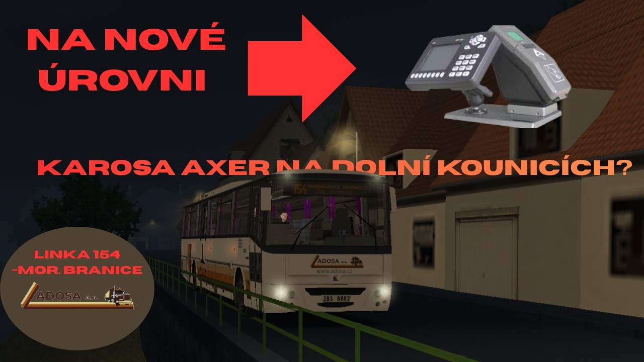 Upravený axer na Dolních Kounicích/linka 154 na Moravské Branice/Relaxační jízda/60 fps/