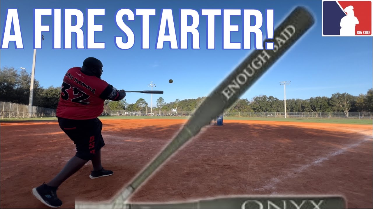 ONYX ENOUGH SAID “CHARCOAL “ SENIOR BAT REVIEW