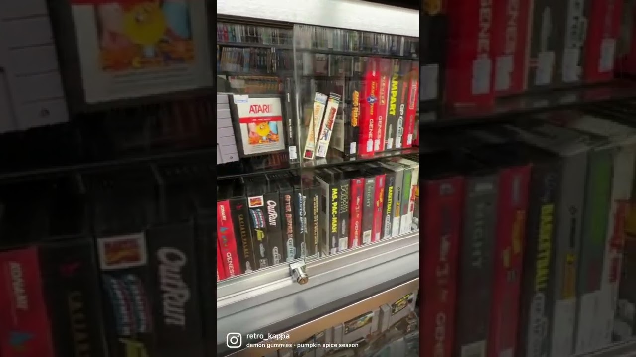 BookOff NY retro game selection. 