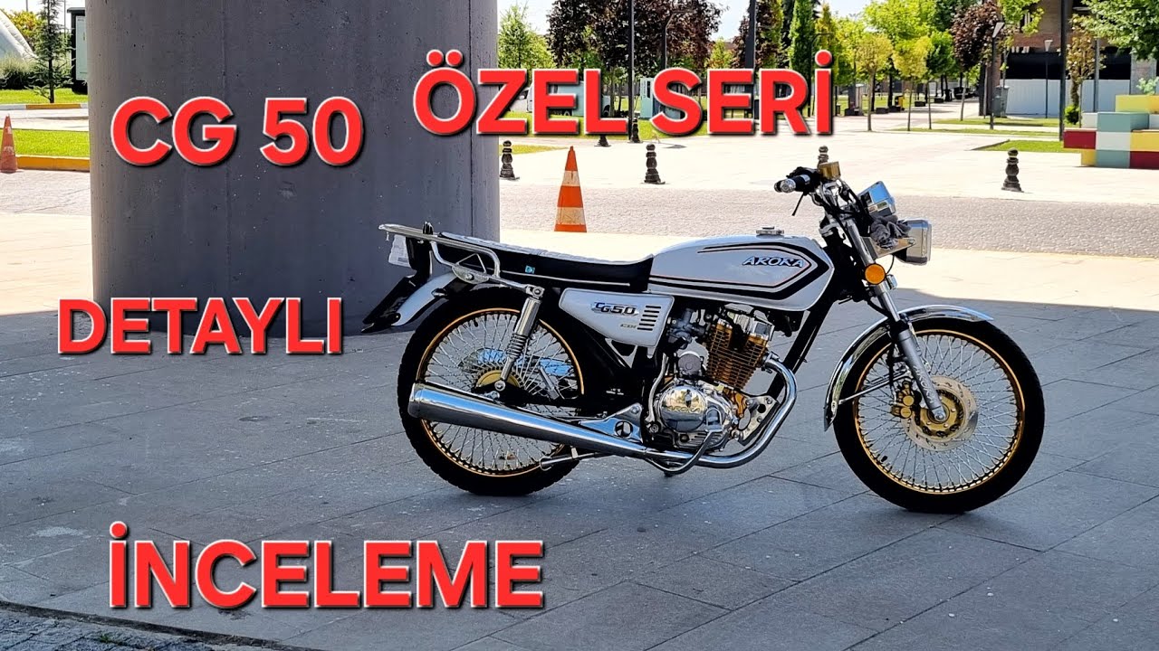 CG 50 özel seri detaylı inceleme arora küba yamaha