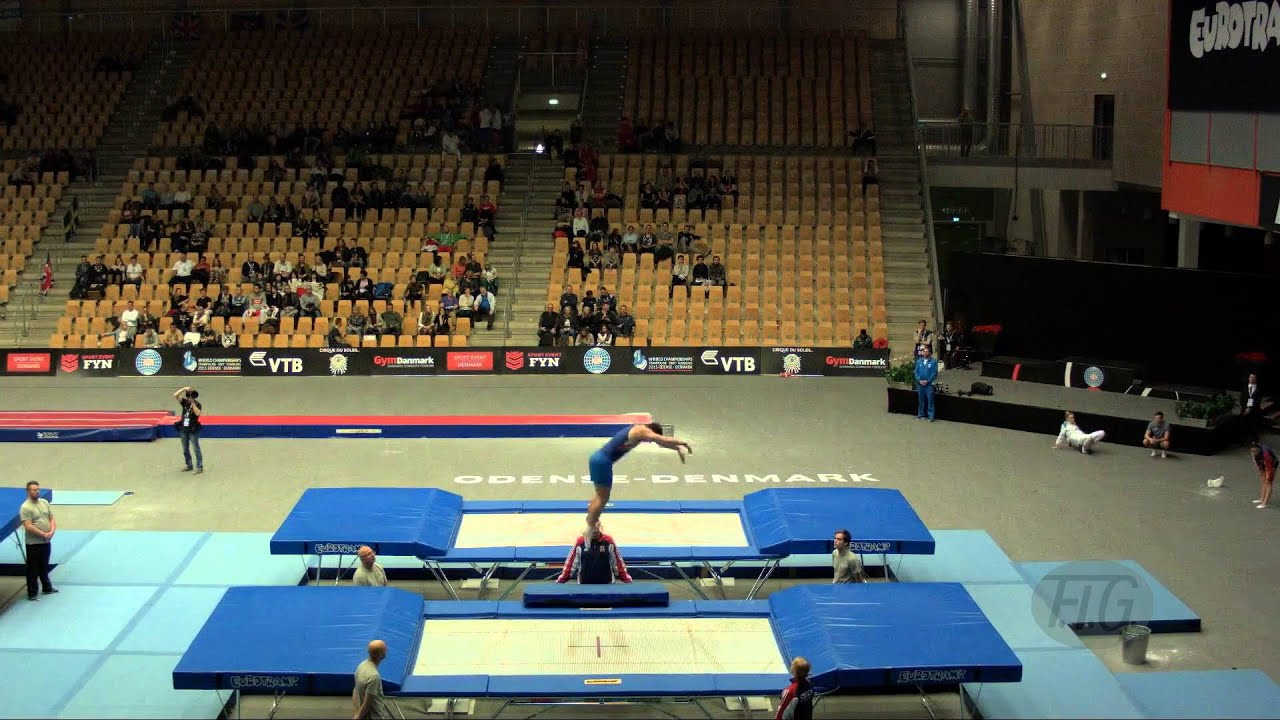 PELC Martin (CZE) - 2015 Trampoline Worlds - Qualification TR Routine 1