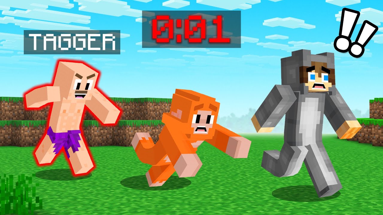 Playing EXTREME TAG With my Friends in Minecraft