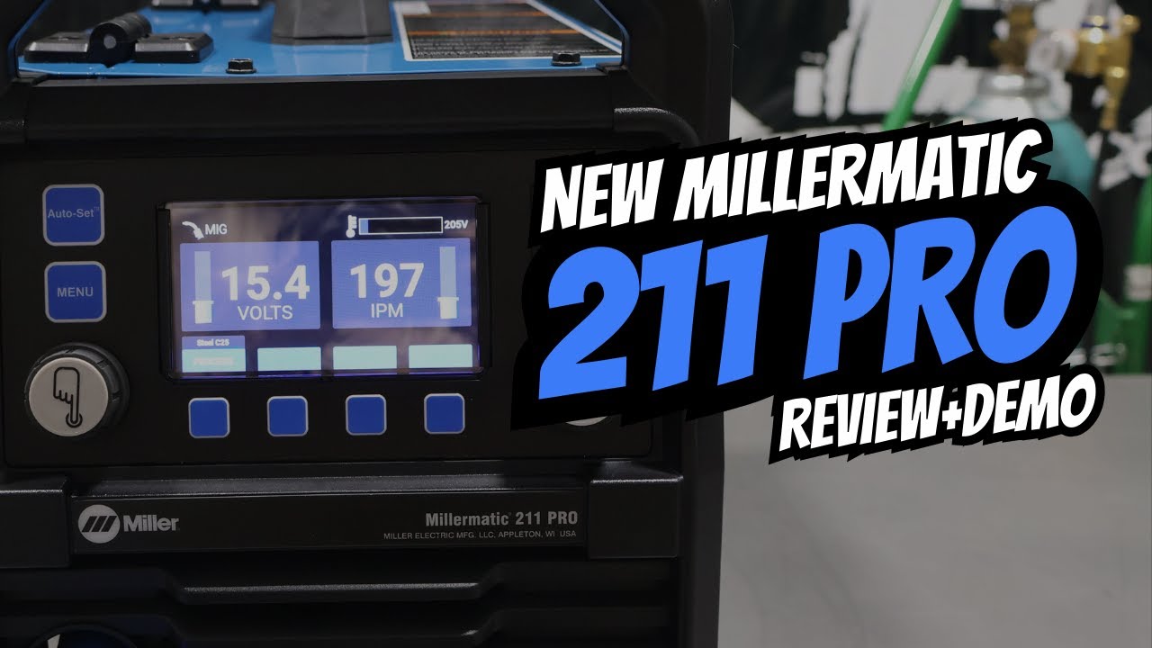 Miller Millermatic 211 PRO MIG Welder Review and Demo - 907839