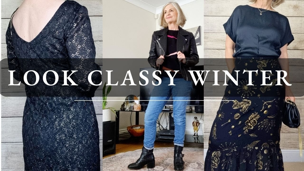 Classy Winter Outfits Over 50  2023 (CAPSULE Wardrobe Outfits)