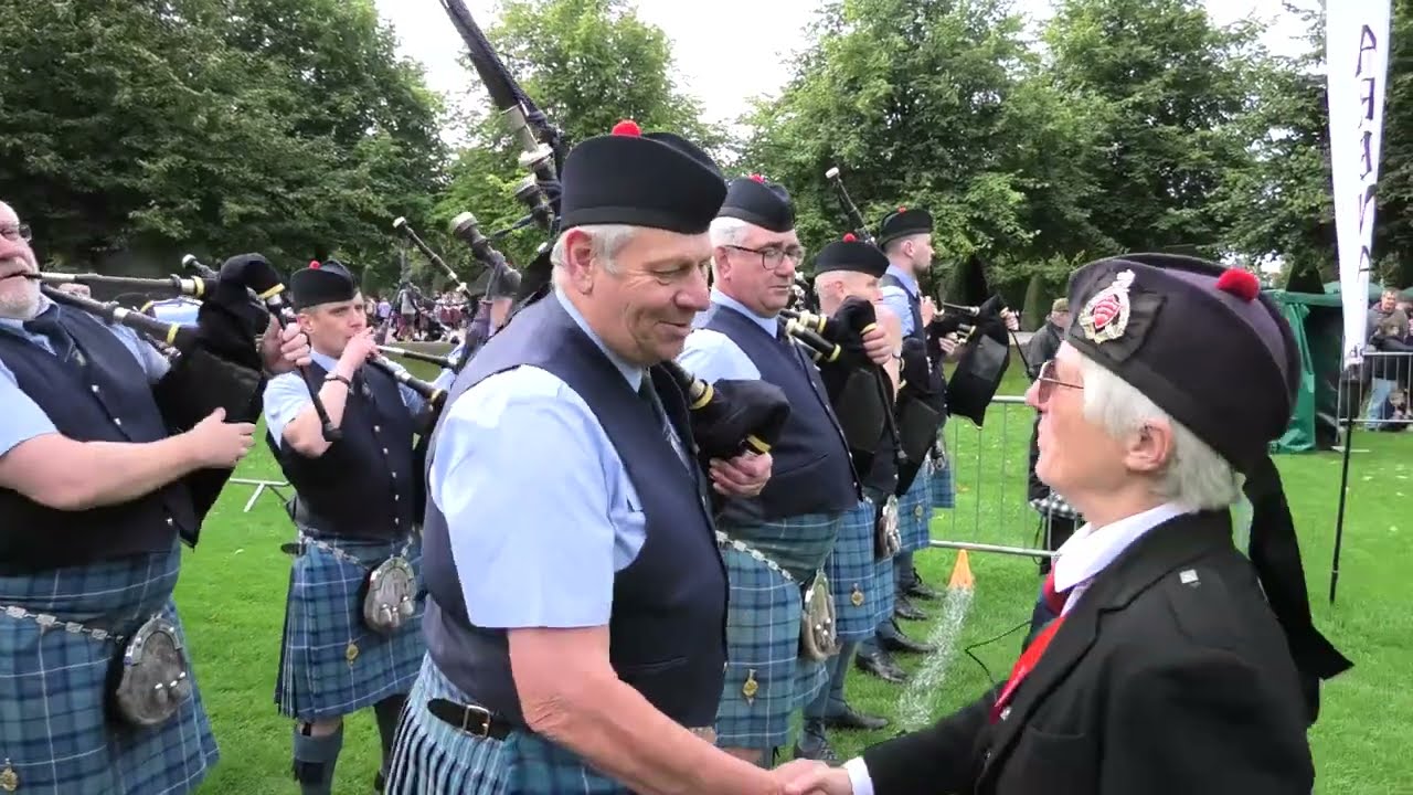 RAF Central Scotland Pipes & Drums take on the Worlds!