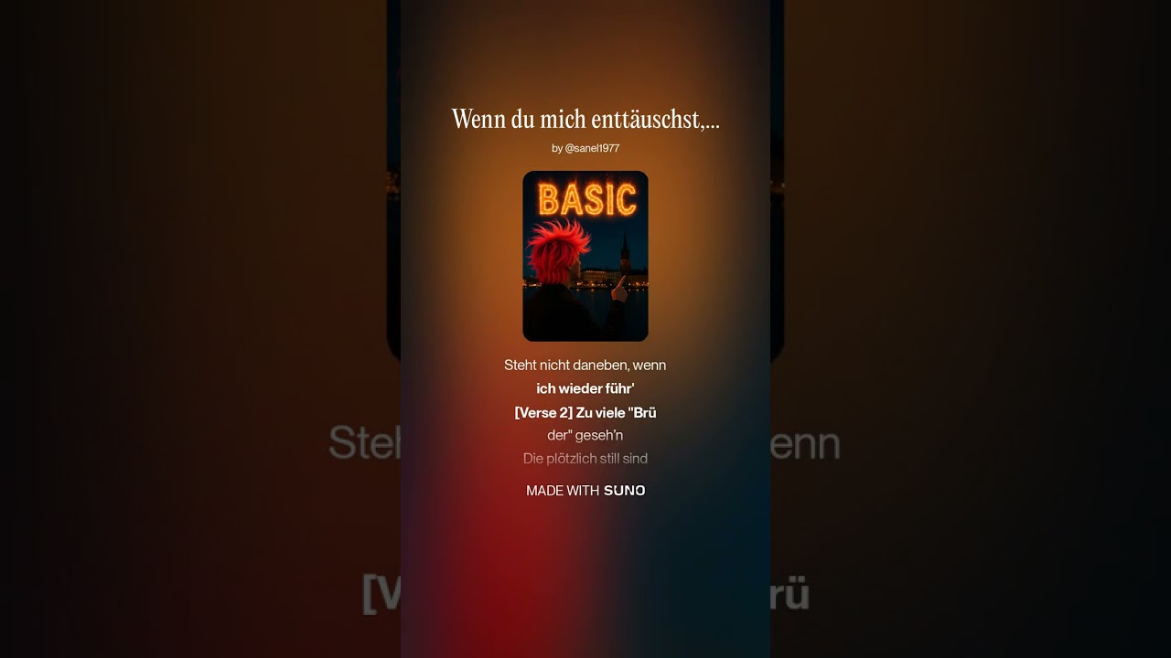 WENN DU MICH ENTTÄUSCHST
