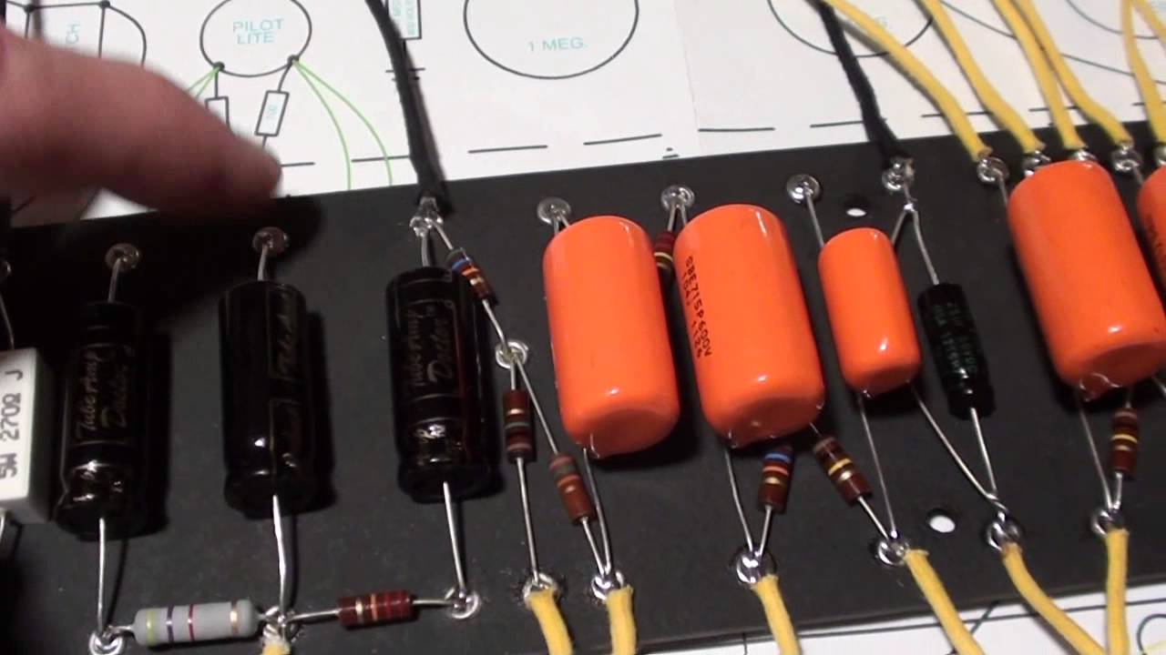 Mojotone Tweed Deluxe amp kit the eyelet board